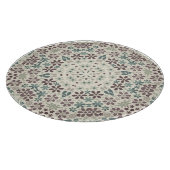 Retro, floral schneidebrett (Ecke)