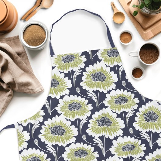 Retro Floral Schürze