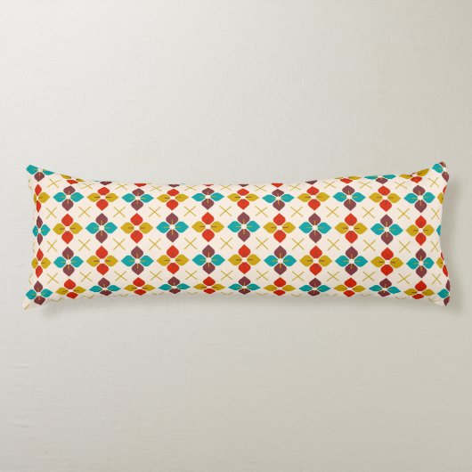 Retro Floral Seitenschläferkissen (Vorderseite)