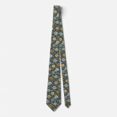Retro Floral Spring Garden Neck Tie Krawatte (Vorderseite)