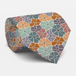 Retro Floral Spring Garden Neck Tie Krawatte