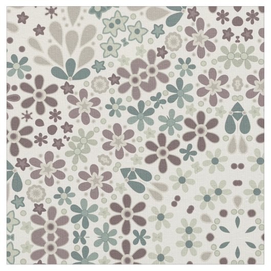 Retro, floral stoff (Nahaufnahme)