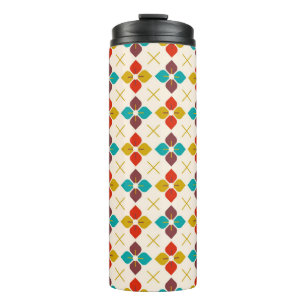 Retro Floral Thermosbecher