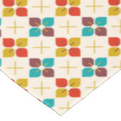 Retro Floral Tischdecke (Schrägansicht)