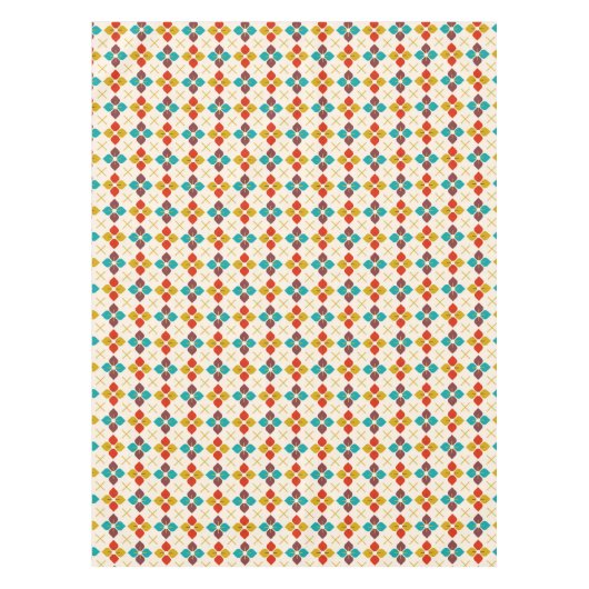 Retro Floral Tischdecke (Vorderseite)