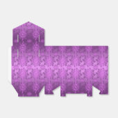 Retro Floral Violet Geschenkschachtel (Ungefaltet)