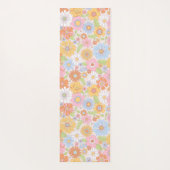 Retro Floral Yogamatte (Rückseite)