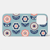 Retro Floral: Zeitloser Musterarm Case-Mate iPhone Hülle (Rückseite (Horizontal))