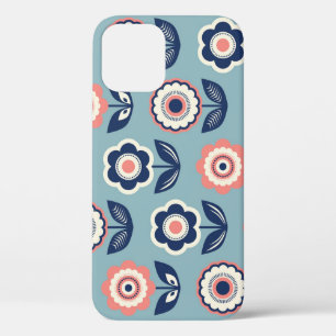 Retro Floral: Zeitloser Musterarm Case-Mate iPhone Hülle