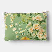 Retro Floral Zubehörtasche (Rückseite)