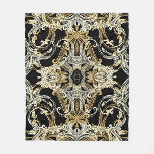 Retro floraler Hintergrund. Vintage Darstellung.  Fleecedecke