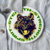 retro florales Design Button (Beispiel)