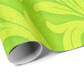 retro florales Design Geschenkpapier (Rolleneckpunkt)