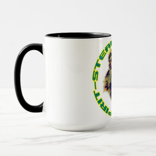 retro florales Design Tasse (Links)