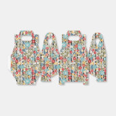 Retro, florales Retro Geschenkschachtel (Ungefaltet)