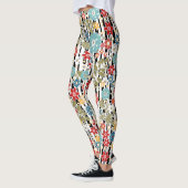 Retro, florales Retro Leggings (Links)