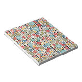 Retro, florales Retro Notizblock (angewinkelt)