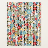 Retro, florales Retro Planer (Vorderseite)