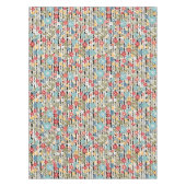 Retro, florales Retro Tischdecke (Vorderseite)