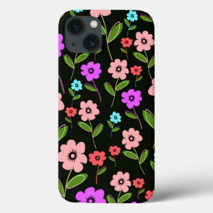 Retro Florals iPhone 13 Hülle