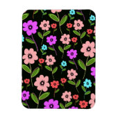 Retro Florals Magnet (Vertikal)