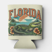 Retro Florida Alligator Dosenkühler (Rückseite)
