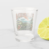 Retro Florida Alligator Schnapsglas (Rückseite)