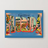 Retro Florida Button (Vorderseite)