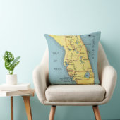 Retro Florida Postcard Pillow Kissen (Stuhl )