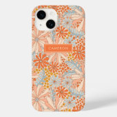 Retro Flower Garden Muster Case-Mate iPhone Hülle (Rückseite)