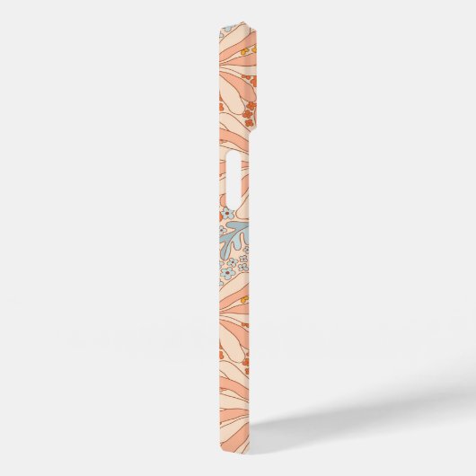 Retro Flower Garden Muster Case-Mate iPhone Hülle (Rückseite / Rechts)