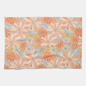 Retro Flower Garden Muster Geschirrtuch (Horizontal)