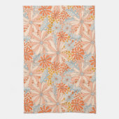 Retro Flower Garden Muster Geschirrtuch (Vertikal)