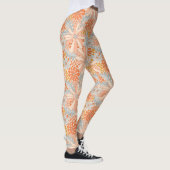 Retro Flower Garden Muster Leggings (Rechts)