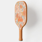 Retro Flower Garden Muster Pickleball Schläger (Links)
