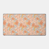 Retro Flower Garden Muster Schreibtischunterlage (Vorderseite)