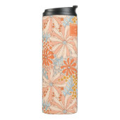 Retro Flower Garden Muster Thermosbecher (Nach links gedreht)