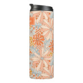 Retro Flower Garden Muster Thermosbecher (Nach rechts gedreht)