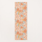 Retro Flower Garden Muster Yogamatte (Vorderseite)