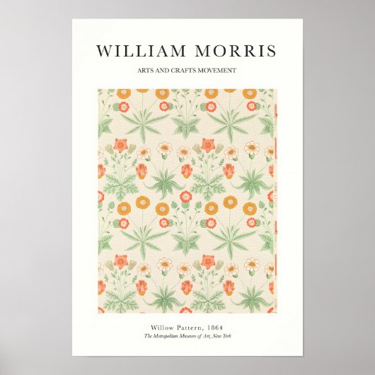 Retro Flower Poster (Vorne)