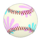 Retro Flower Power Baseball (Rückseite)