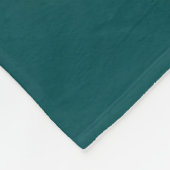 Retro Flower Power Ranken Border 1 + Ihr Text Fleecedecke (Ecke)