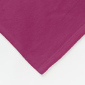 Retro Flower Power Ranken Border 2 + Ihr Text Fleecedecke (Ecke)