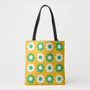 Retro Flower Power Tasche
