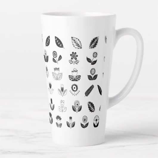 retro-flowers-leaf-flower-vintage milchtasse (Rechts)