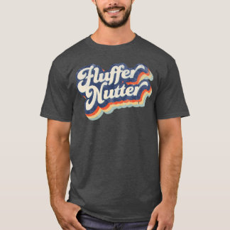 Retro FlufferNutter 1970s gestörtes Design T-Shirt