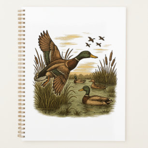 Retro-Flug-Entenjagd Planer