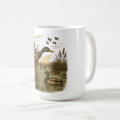 Retro-Flug-Jagd-Ente-Mallarde, Kaffeetasse (VorderseiteRechts)