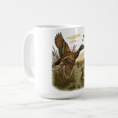 Retro-Flug-Jagd-Ente-Mallarde, Kaffeetasse (Vorderseite Links)