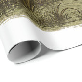 Retro-Flug-März-Ente-Jagd Geschenkpapier (Rolleneckpunkt)